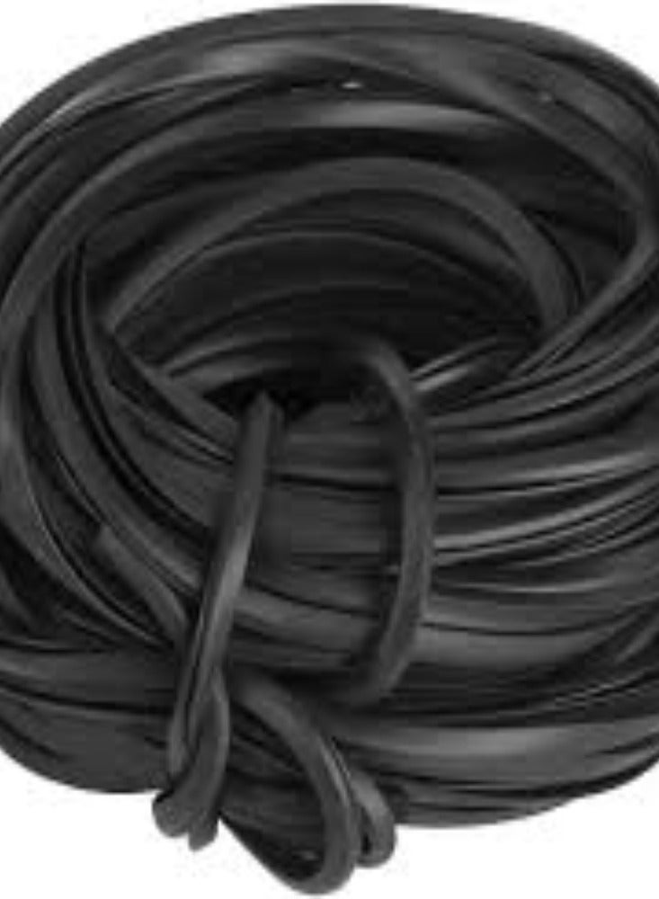 KNP Flat rubber beading with a 3 mm width is used in applications where a compact, flexible, and durable flat bead is needed for sealing, cushioning, or edge protection. - Image 2