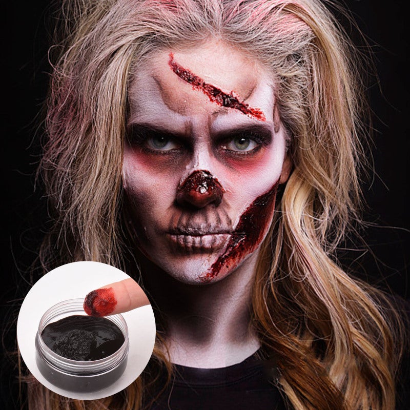 Fake Blood Gel: Vibrant Realistic Red - Quick Cleanup Special Effects Makeup for Halloween Cosplay Theatrical Haunted House Scenes - Image 4