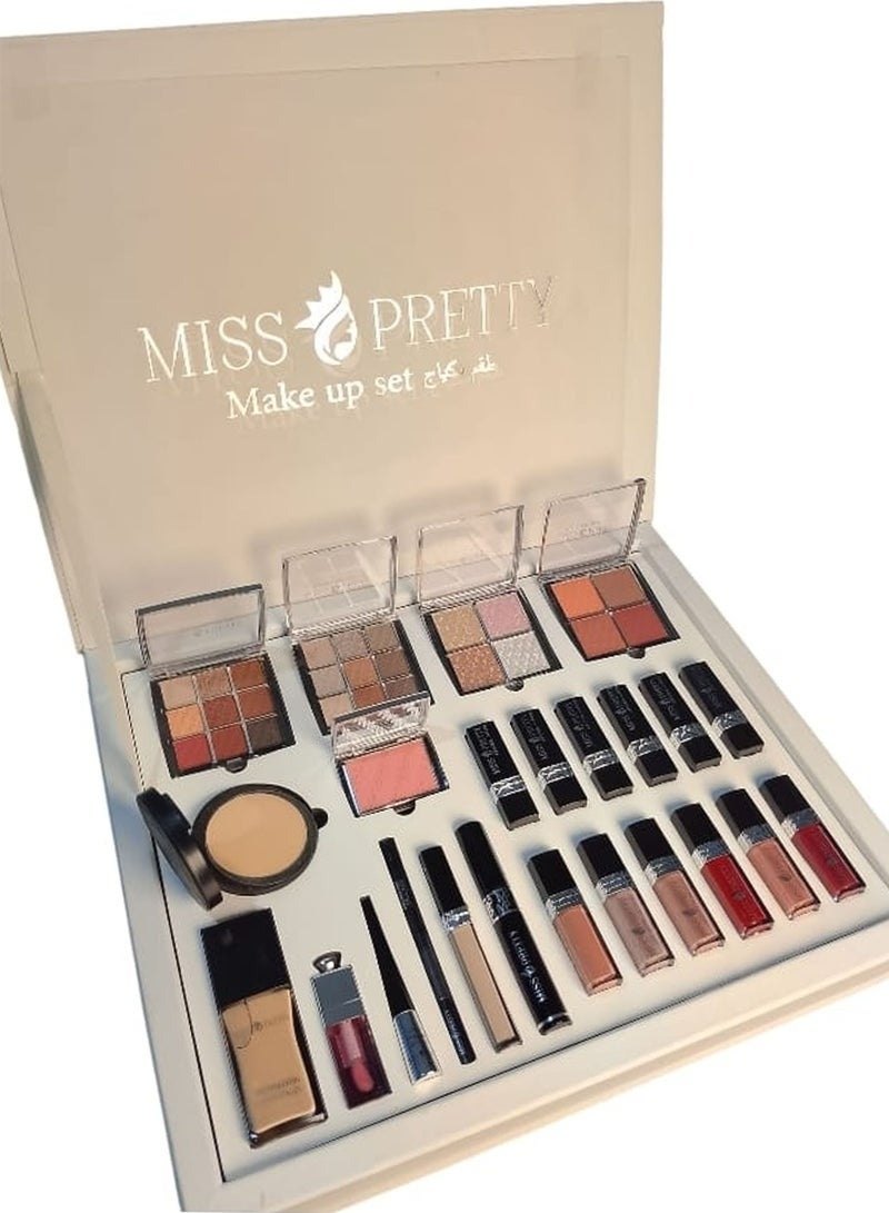 MISS PRETTY Luxury 24 piece makeup box set for a charming and complete look - Image 2