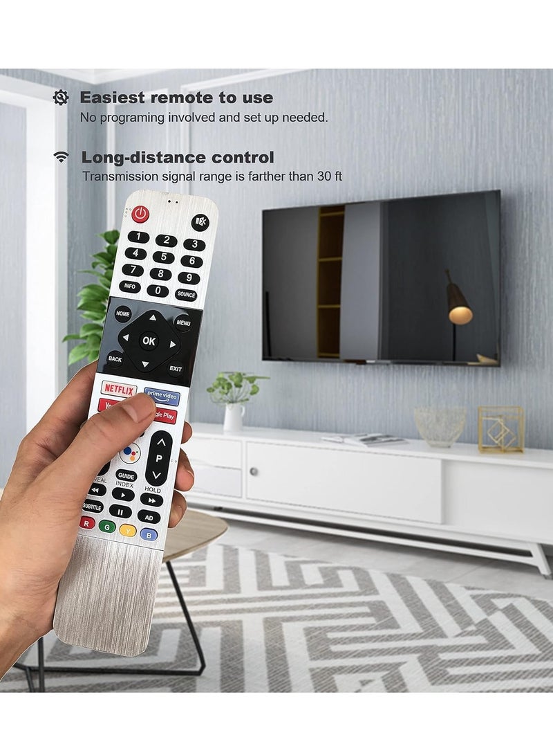 TIGER Universal Replacement Remote Control for All Android Smart TV – Compatible with 55UB5500, 55UB5550, 50UB5550, 50UB5560, 43UB5500, 43TB5000, 43TB5050, 43UB5550, 43UB5560 | No Setup Required, Easy-to-Use - Image 4