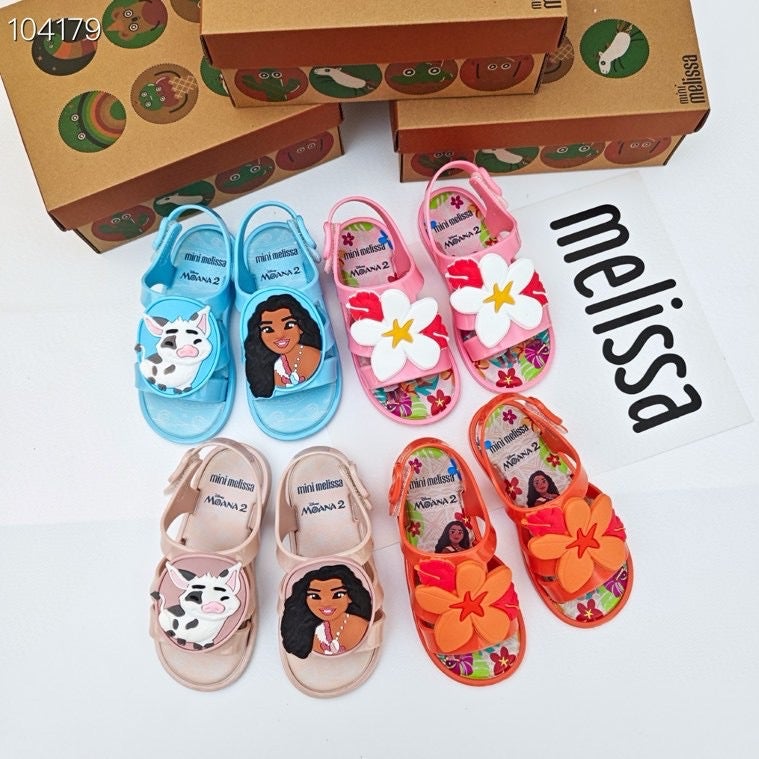 Melissa Children'S Shoes Girls Jelly Shoes Children'S Sandals 25 New Boys Summer Cartoon Soft Sole Baby Beach Shoes - Image 2
