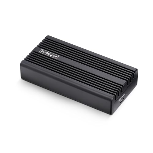 Startech.com StarTechcom USB4 M2 NVMe Enclosure 40Gbps External USBCThunderbolt NVMe SSD Enclosure Aluminum Heatsink Case BMMKey - Image 1