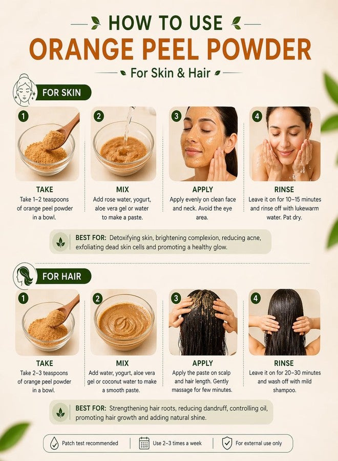 سونداراسوندارا مسحوق سوندارا العشبي للتجميل، طبيعي، لقناع الوجه، أوبتان، إزالة التسمير، العناية بحب الشباب، قناع الشعر، مناسب للرجال والنساء (برتقالي) - Image 3