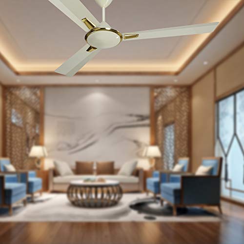 Crompton Aura 1400 mm (56 inch) High Speed Decorative Ceiling Fan (Ivory) - Image 4