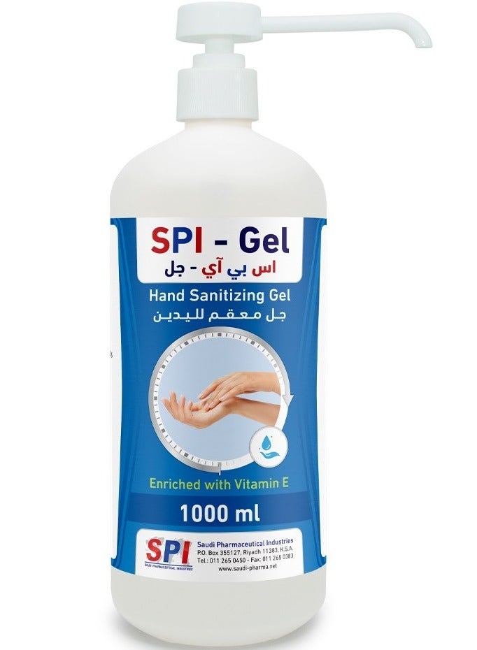 إس بي أي جل طبي نقي معقم ومطهر لليدين غني بفيتامين E عبوة 1000مل  - Image 3