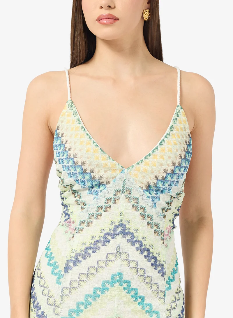 ELLA Abstract Print Summer Dress