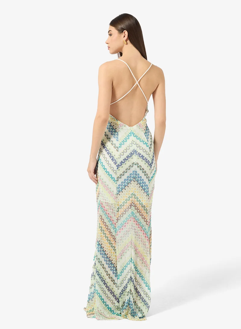 ELLA Abstract Print Summer Dress