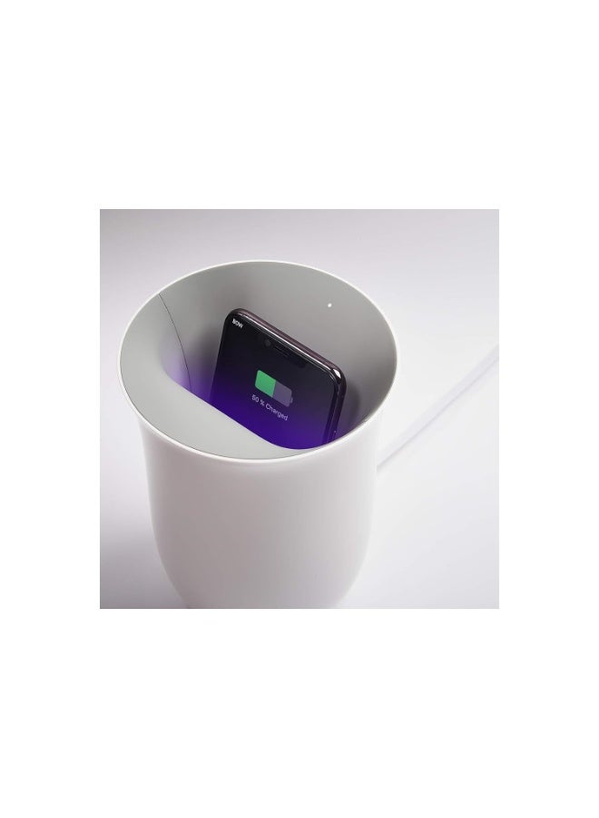 LEXON Oblio Wireless Charger And Phone Sanitizer, Uv Disinfection Light And Fast Charging Station - Image 3