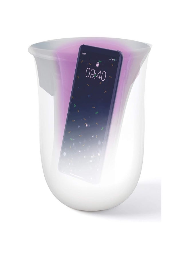 LEXON Oblio Wireless Charger And Phone Sanitizer, Uv Disinfection Light And Fast Charging Station - Image 2