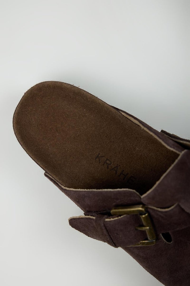 Krahe Sergio Men's Genuine Leather Clogs in Brown - Image 5