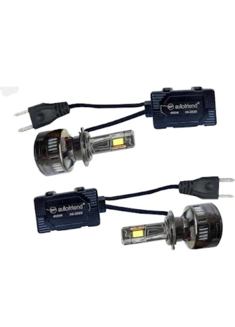 autofriend LED Headlight Bulb,H/8,H/11,400 WATT, 40000LM, 6000K Cool White, IP67 Waterproof (af-400w-H8) - Image 3