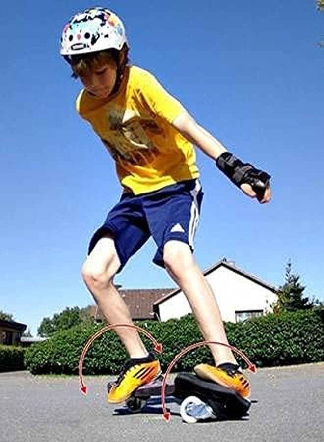 Red-Rubby Heavy Quality Wave Board with 360 Degree Rotating Lights On Wheels and Anti Slip Concaved Platform for Adults Ages 6 up, Multicolour - Image 4