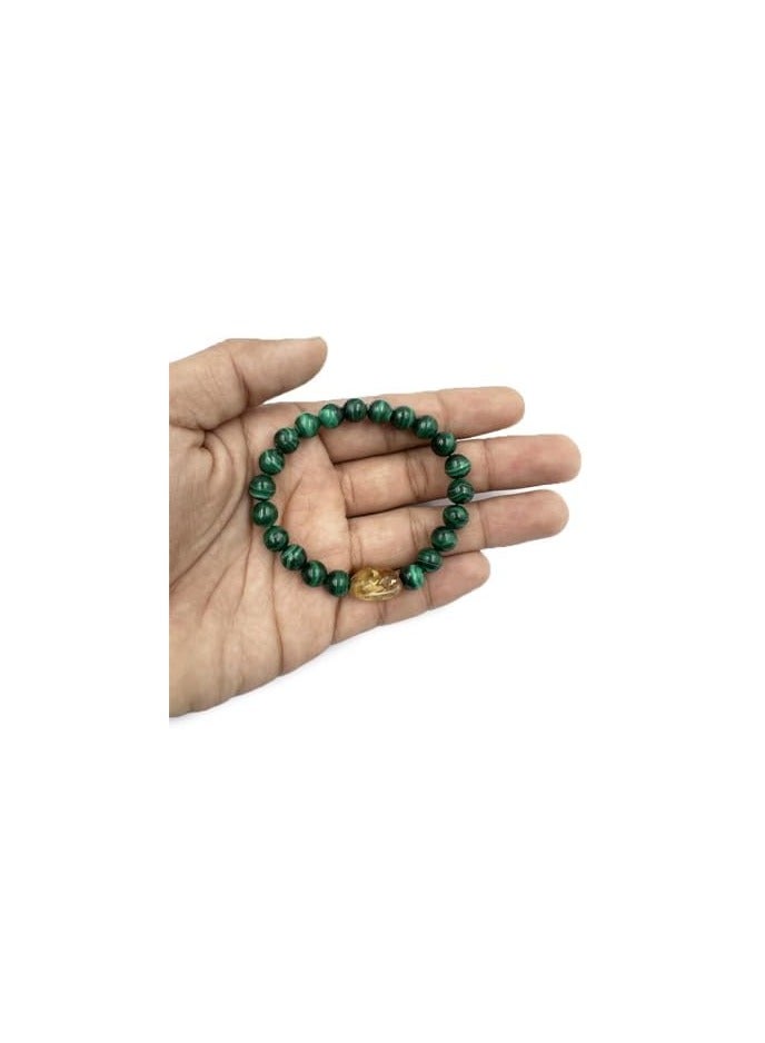 REBUY Malachite Citrine Bracelet - Image 3