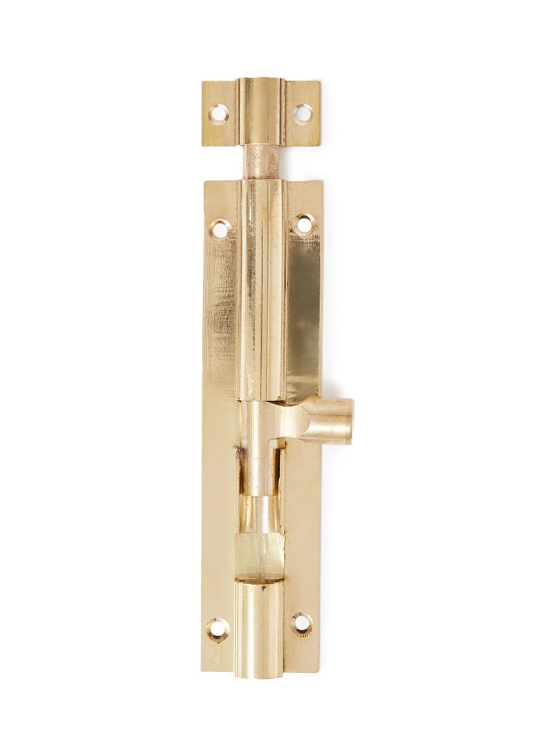 NIBEMINENT Brass Tower Bolt Gold 1/2 X 6inch