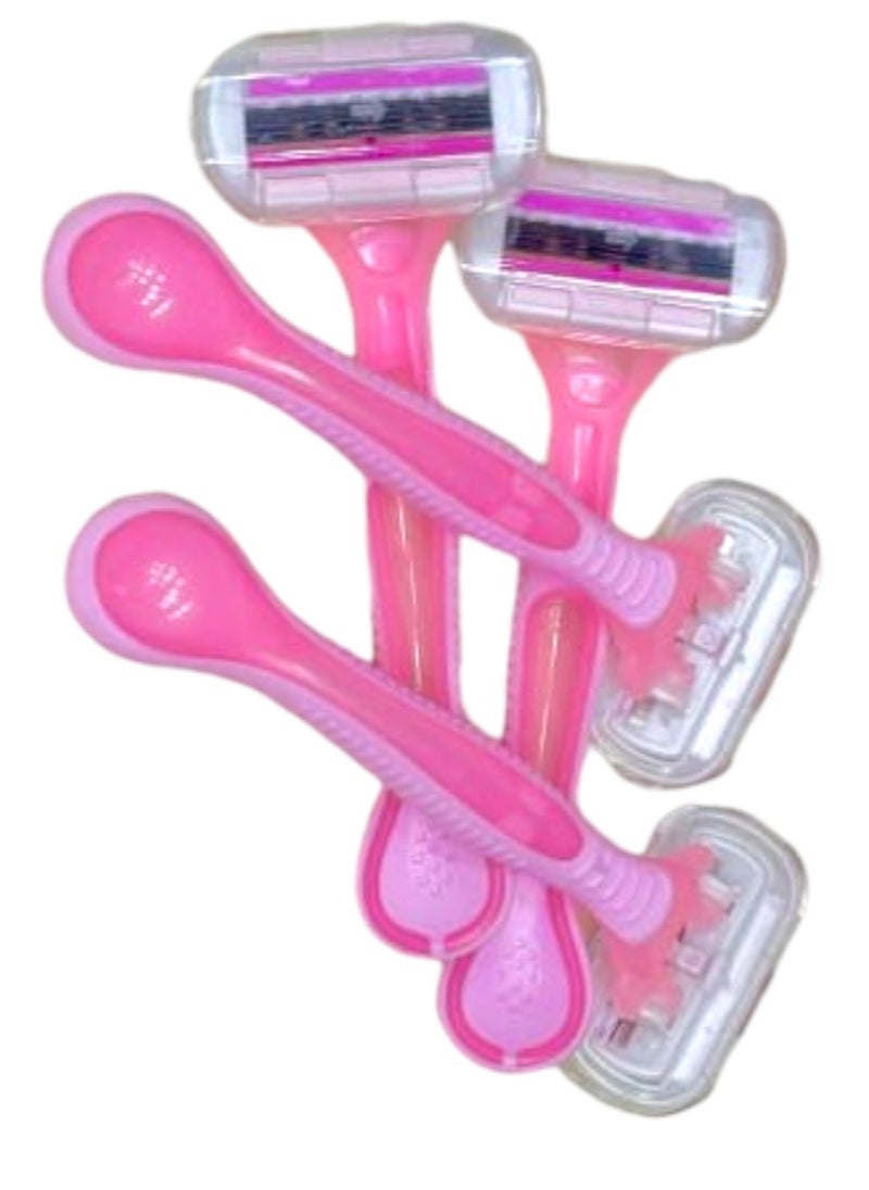 Alice - Alice Comfort Glide Spa Breeze + 4 Razor Blades in Pink - Image 1