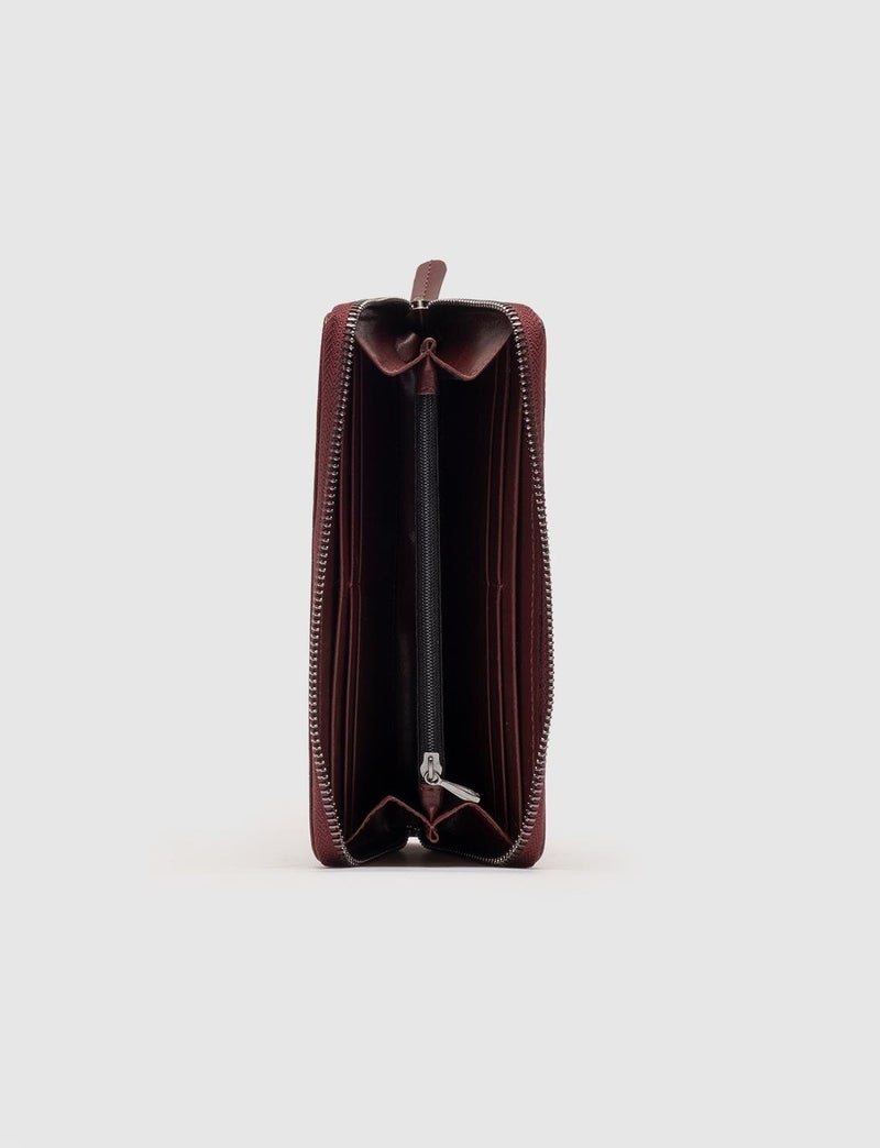 Cabani Genuine Leather Claret Red Women's Wallet  - Image 4