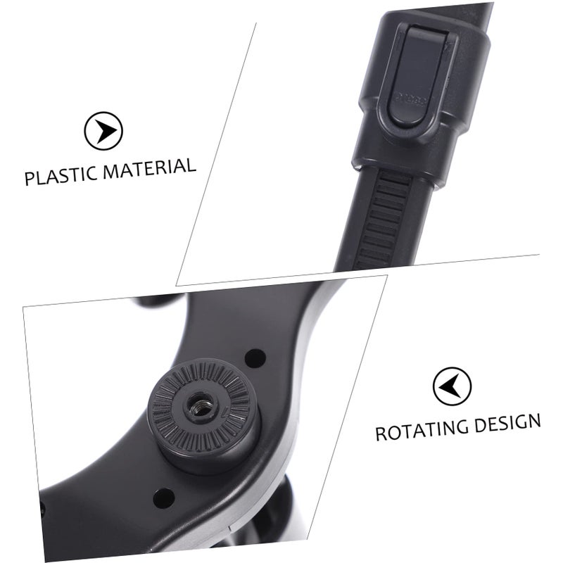 Retractable Car Phone Holder Rotatable Base Rearview Mirror Mount for Safe Driving - Image 4