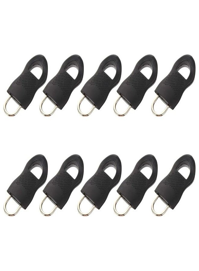 XVIA 10 pcs Zipper Pull TMB Zipper Tags Cord Pulls Zipper Extension Zip Fixer for Luggage Suitcase Backpack Jacket Bags(10PCS) - Image 2