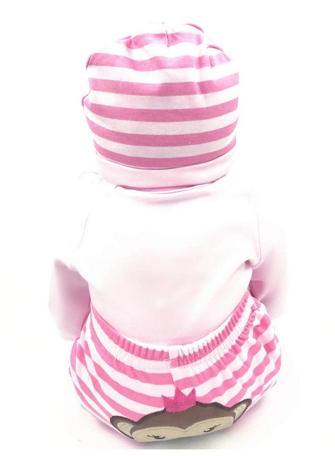 Tatu Reborn Baby Girl Doll Clothes 2022 Inches Newborn Baby Girl 4 Pieces Accessories Set - Image 4
