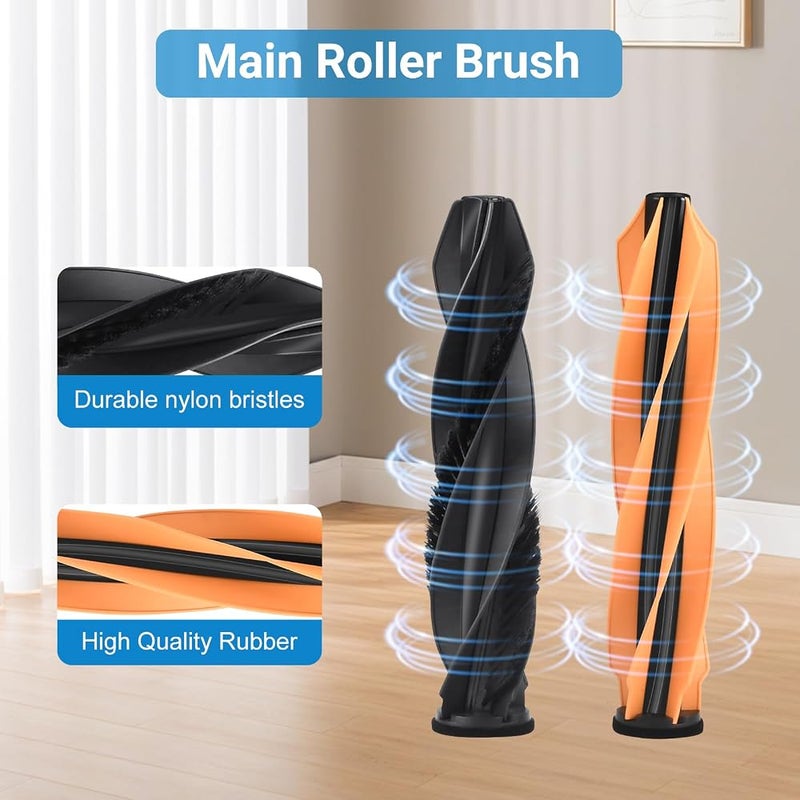 Bpbdzz 32 Piece Accessory Set for Dreame X50 Ultra Complete/L50 Pro Ultra/X50 Master Robot Vacuum Cleaner, 2 Main Brushes, 4 Filters, 6 Dust Bags, 6 Mop Pads, 6 Side Brushes, 1 Screwdriver, 6 - Image 3