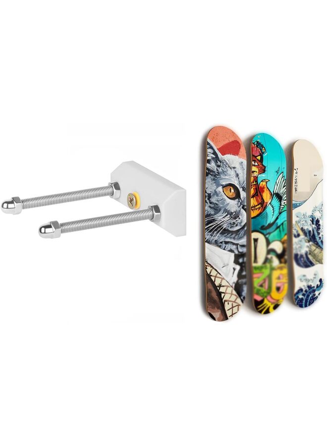 Generic 1PCS Skateboard Deck Display Wall Mount,Skate Deck Display Wall Mount for Skatebord Deck Display and Skateboard Deck Decoration (Size : 1PCS)  - Image 1