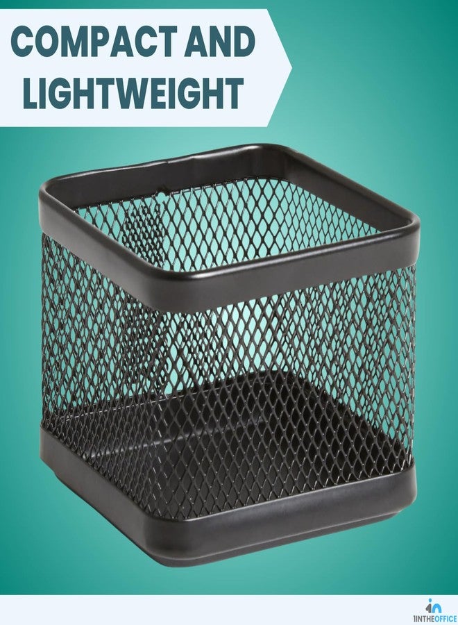 1InTheOffice Mesh Paperclip Holder for Desk, Paperclip Holder Desk Accessories Holder(2 Pack) - Image 3