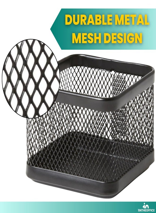 1InTheOffice Mesh Paperclip Holder for Desk, Paperclip Holder Desk Accessories Holder(2 Pack) - Image 4
