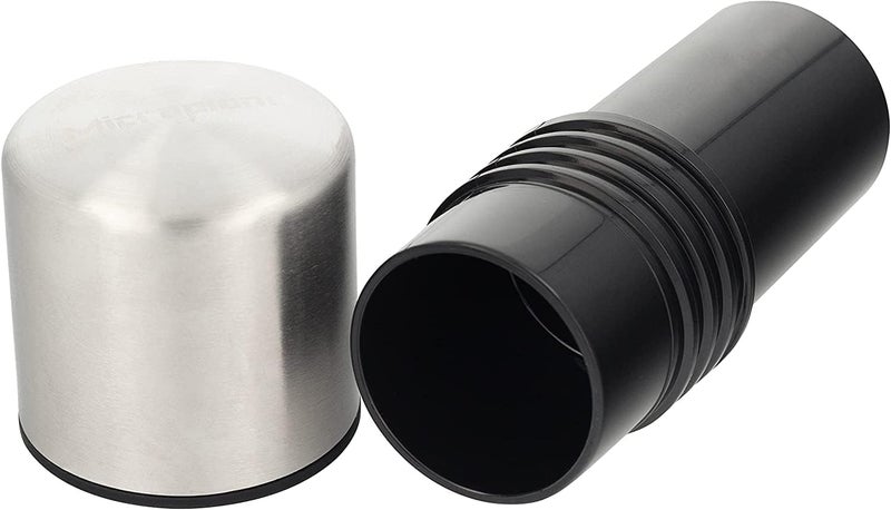 Microplane Manual Spice Mill - Cinnamon Grinder and Nutmeg Grater (Stainless Steel) - Image 2