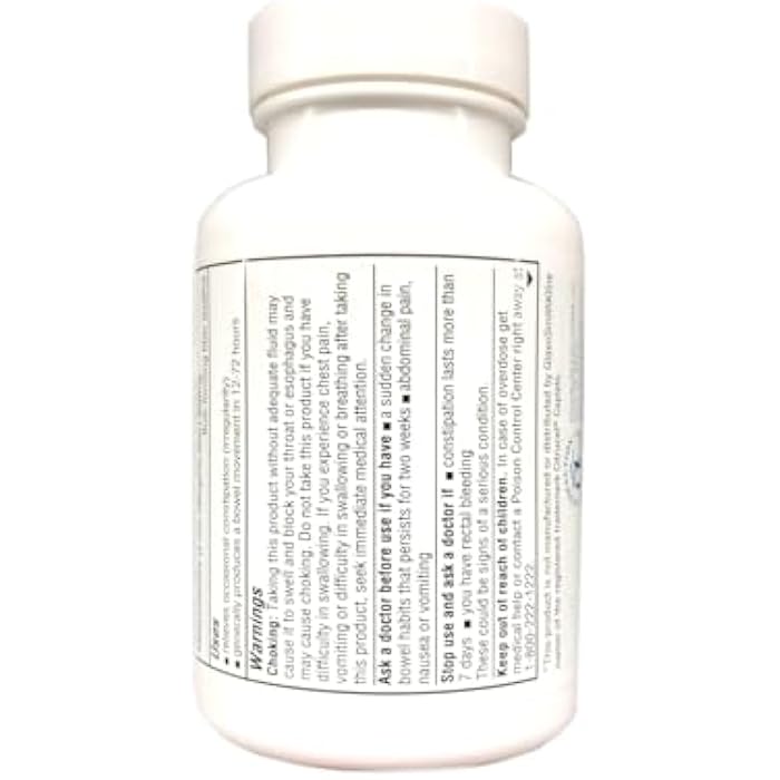 Quality Choice Fiber Therapy for Regularity Methylcellulose 500 mg 100 Caplets Pack of 3 - Image 4