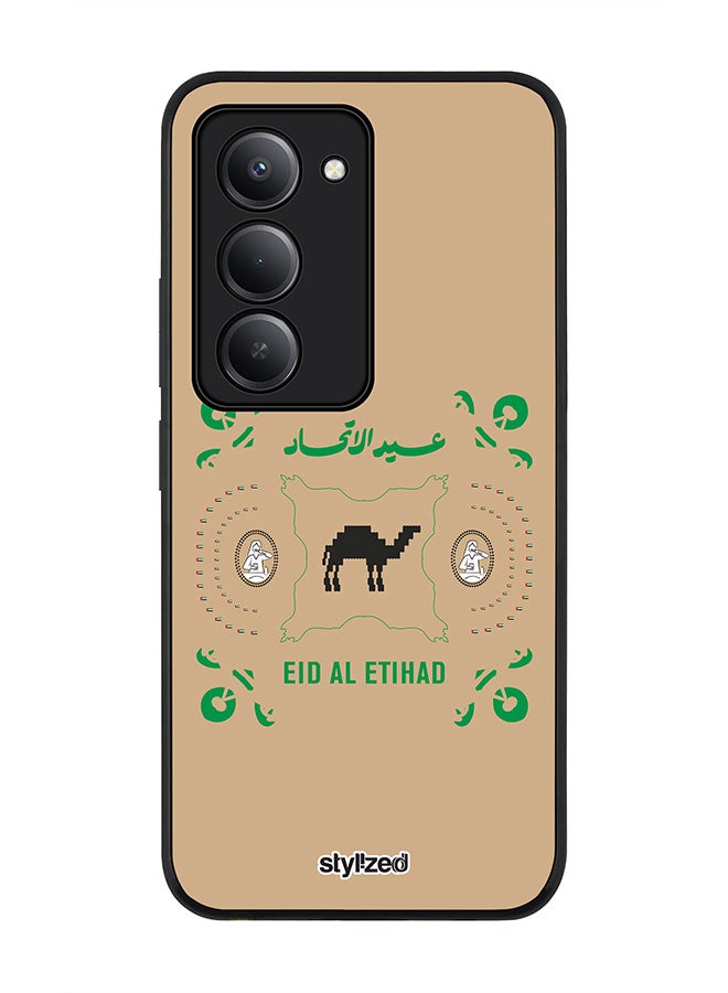 Stylizedd For Xiaomi Redmi 15 5G Case,Slim fit Camera Protection, Shockproof Thin Phone cover  - Eid Al Etihad 53 National Day Beige - Image 1