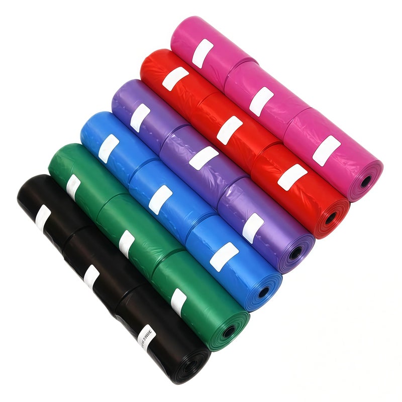 200 Pcs 10 Rolls Dog Poop Bags Mixed Three Colors Large Capacity Thick Polyethylene Outdoor Trash Bag Replacement Roll Pet Cleaning Supplies - Image 3