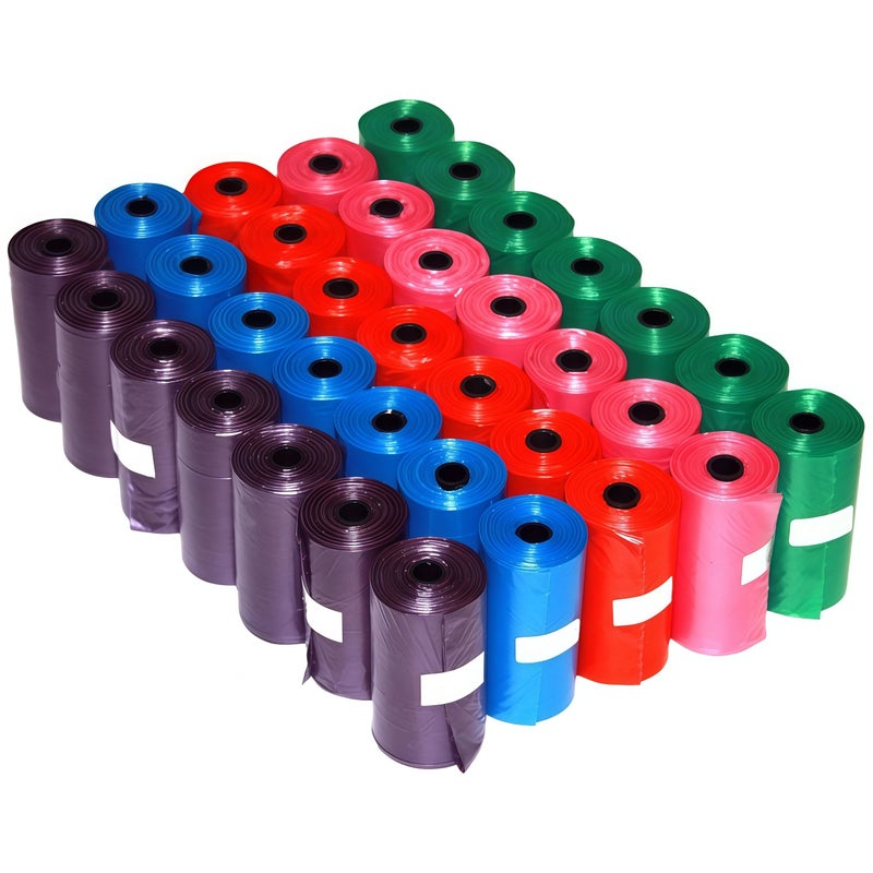 200 Pcs 10 Rolls Dog Poop Bags Mixed Three Colors Large Capacity Thick Polyethylene Outdoor Trash Bag Replacement Roll Pet Cleaning Supplies - Image 2