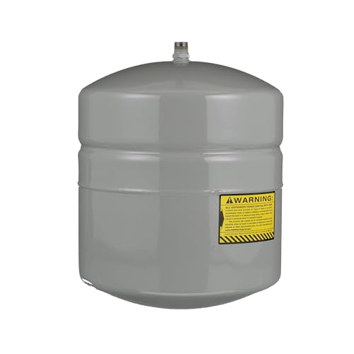 Watts ETX-30 Non-Potable Water Carbon Steel Expansion Tank for Closed Loop Hydronic Heating System Piping, 1/2" MNPT Connection, Tank Volume 4.7 Gallons, Maximum Pressure 75 psi - Image 3