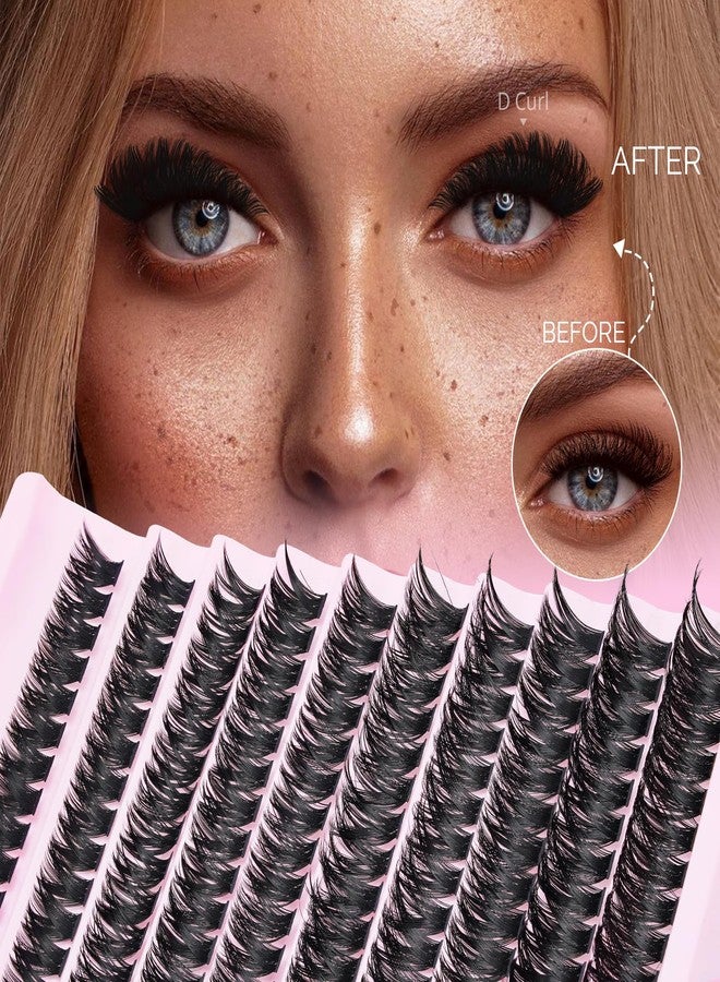 RITALASH Lash Clusters Kit for Beginners Eyelash Clusters Kit Cluster Eyelash Extensions Lashes Clusters Kit Lash Extension Kit+Lash Bond&Seal,Remover,Tweezers,Brush(60D+80D+100D Lash Kit) - Image 3