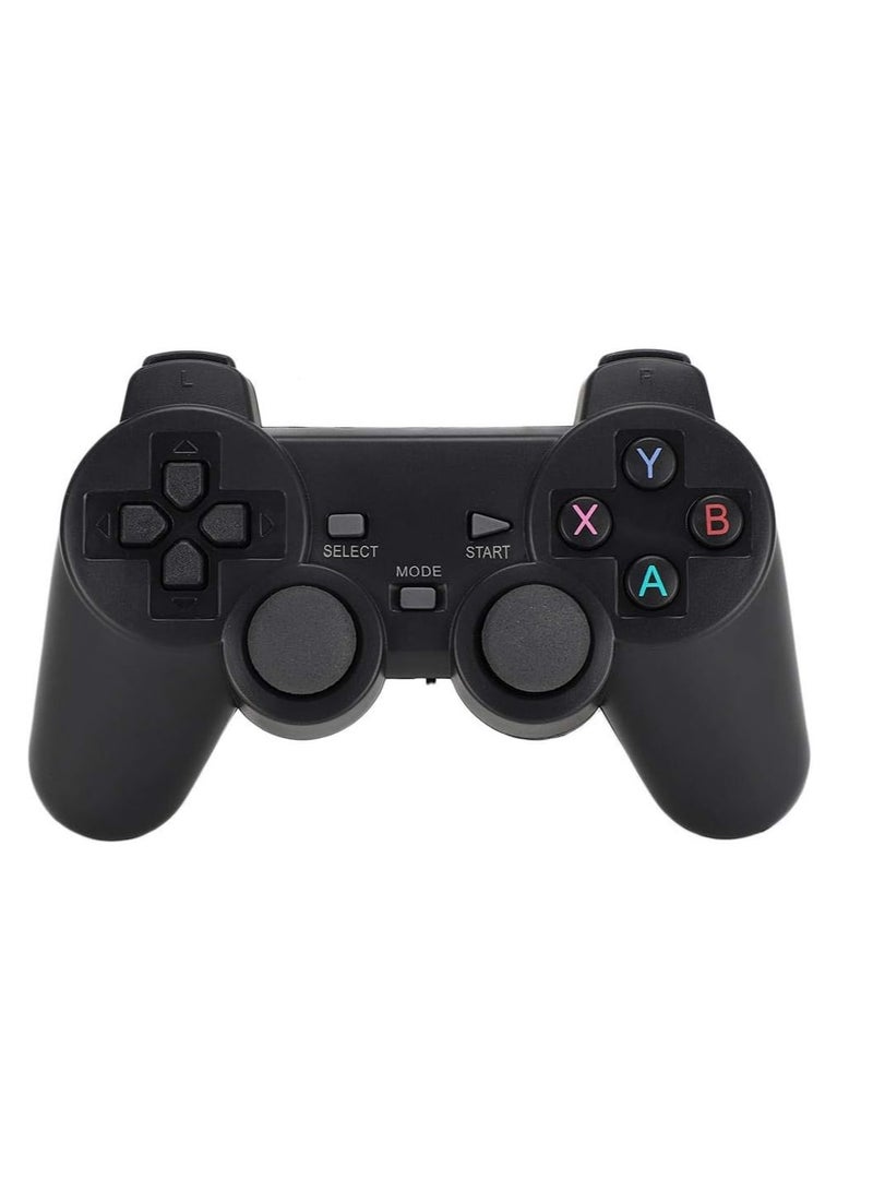 ذراع تحكم ألعاب لاسلكي متوافق مع PS3 والكمبيوتر – مع اهتزاز مزدوج ومستقبل USB 2.4GHz – يعمل مع التلفزيون، الأندرويد، الكمبيوتر وصناديق التلفزيون - Image 1