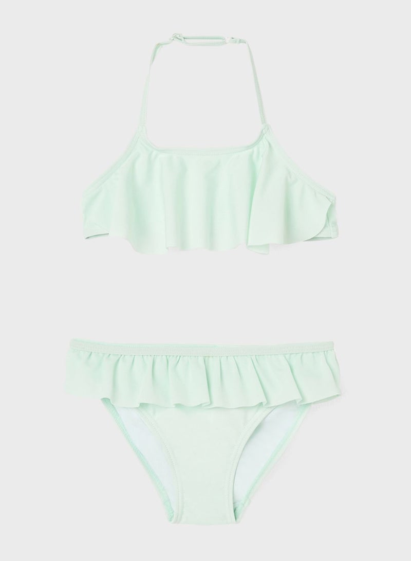 NAME IT Kids Frilly Halter Bikini - Image 1
