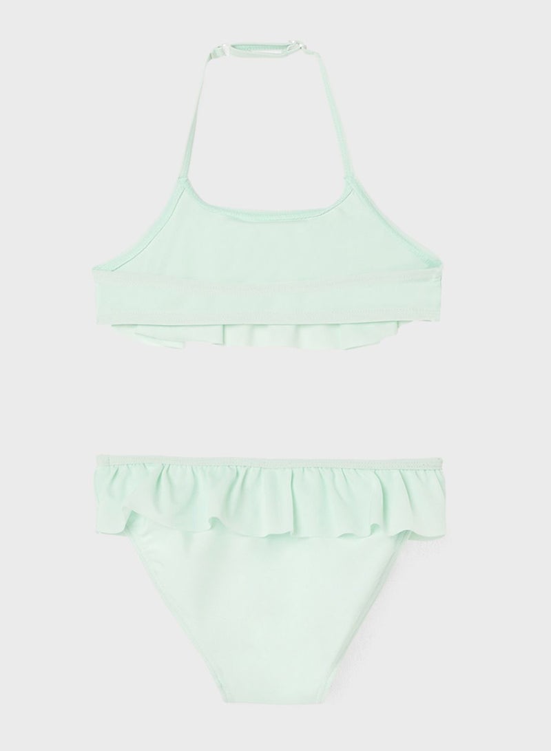 NAME IT Kids Frilly Halter Bikini - Image 2