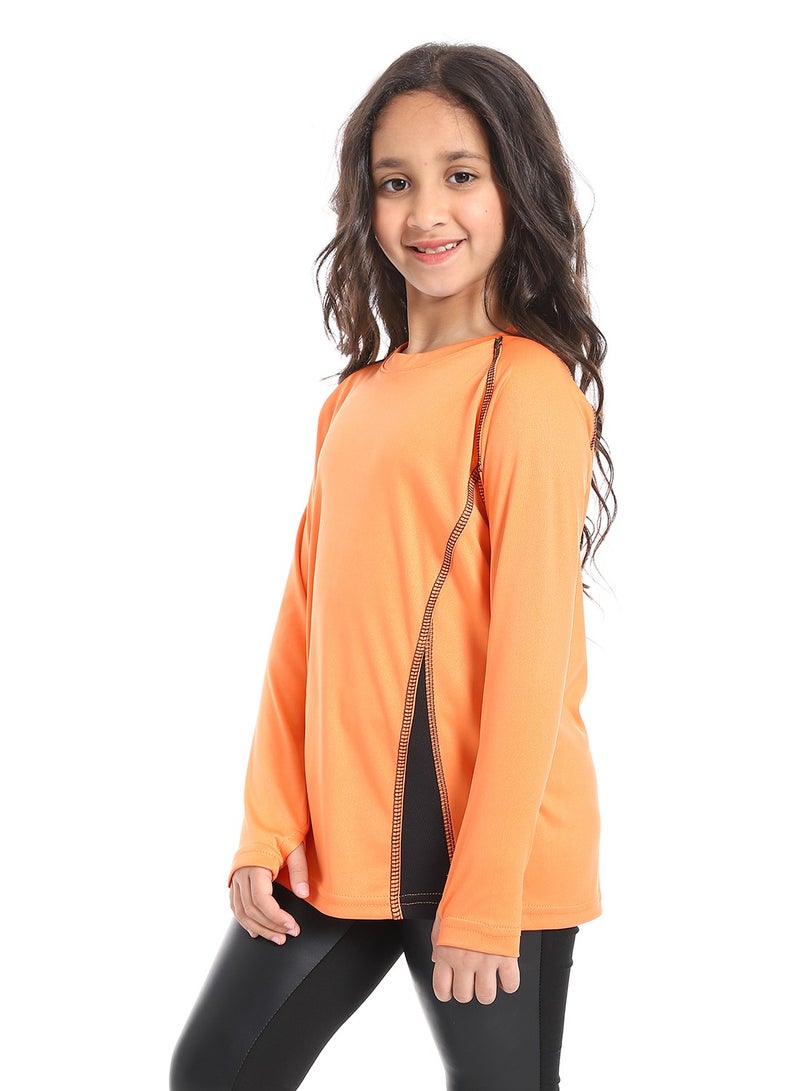 Caesar Girls' sports T-shirt with sleeves and a handle - Image 3