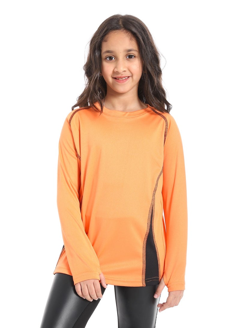 Caesar Girls' sports T-shirt with sleeves and a handle - Image 2