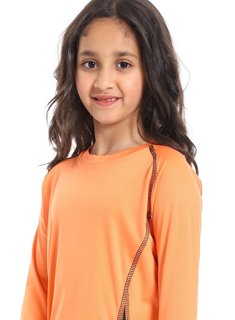 Caesar Girls' sports T-shirt with sleeves and a handle - Image 5