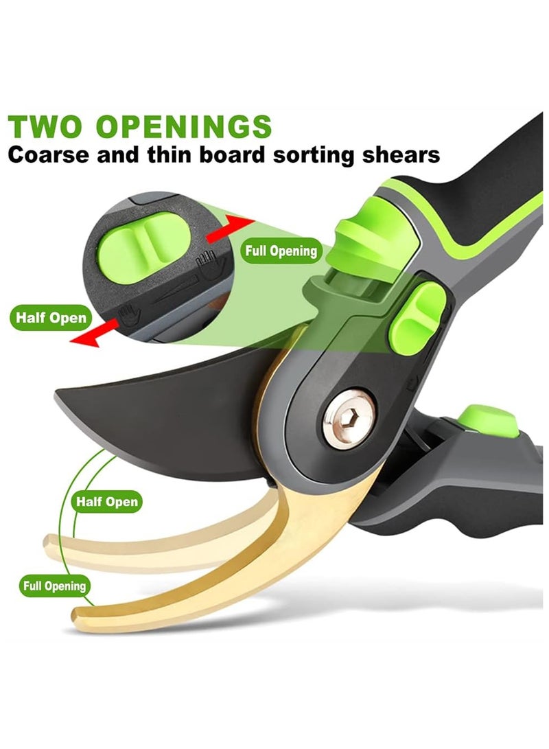 AIRAJ Stainless Steel Pruning Shears - Ergonomic Garden Scissors for Fruit Trees, Thick Branches & Floral Trimming - Modern Handheld Gardening Tool, Tree Pruning, Gardening Tool, Floral Trimming, Garden Pruning, Modern Style - Image 4