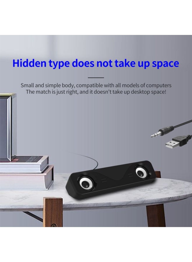 Factory Wholesale Jinyufang Home Desktop Computer Speaker Portable USB Dual Speaker Laptop Audio System - Image 4