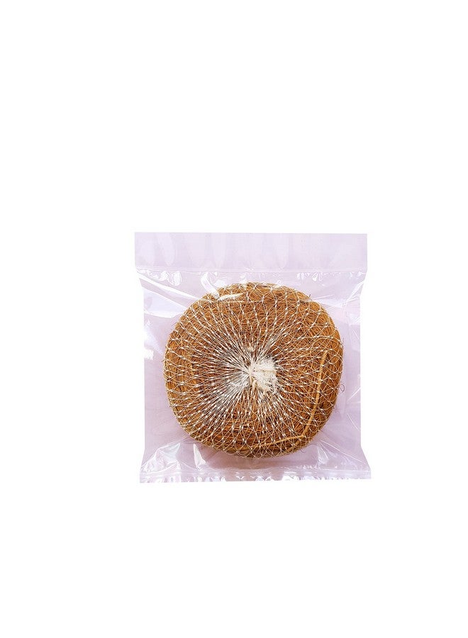 Natural Vetiver Bath Scrubber - Pack of 5 | Khus Bath Scrubber | Vetiver Root Body Scrubber - Image 4