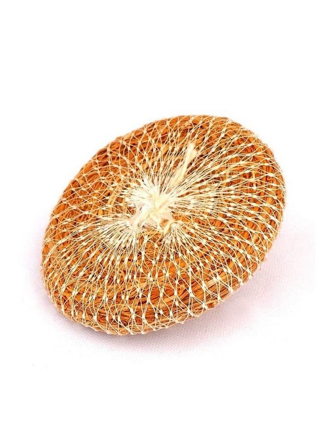 Natural Vetiver Bath Scrubber - Pack of 5 | Khus Bath Scrubber | Vetiver Root Body Scrubber - Image 5