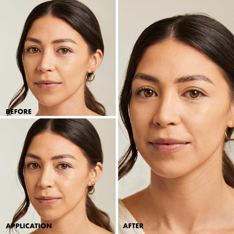 Milani Conceal + Perfect Longwear Concealer Full Coverage Infused with Hyaluronic Acid & Vitamin E, Cover Dark Circles, Blemishes & Skin Imperfections for Long-Lasting Wear - Light Beige - Image 5