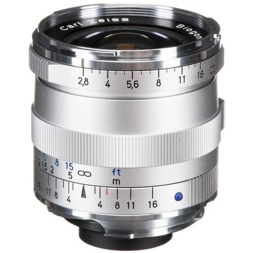 Zeiss عدسة كاميرا زايس إيكون بيغون T* ZM 2.8/25 واسعة الزاوية لكاميرات لايكا M-Mount، فضي - Image 4