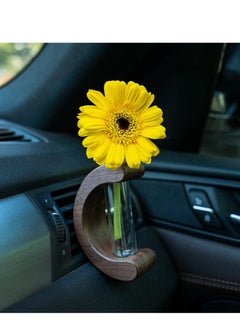 SYOSI SYOSI Car Flower Vase Clip Holder Glass Tube Fresh Plants Auto Air Vent, Car Vent Flower Vase with Metal Clip Car Flower Planter Car Vase Flower Holder for Vehicle Vent Decoration  - Image 1