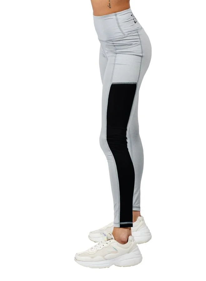 ZAECY Women's Mid-Rise Power Leggings