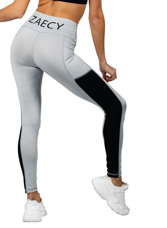 ZAECY Women's Mid-Rise Power Leggings