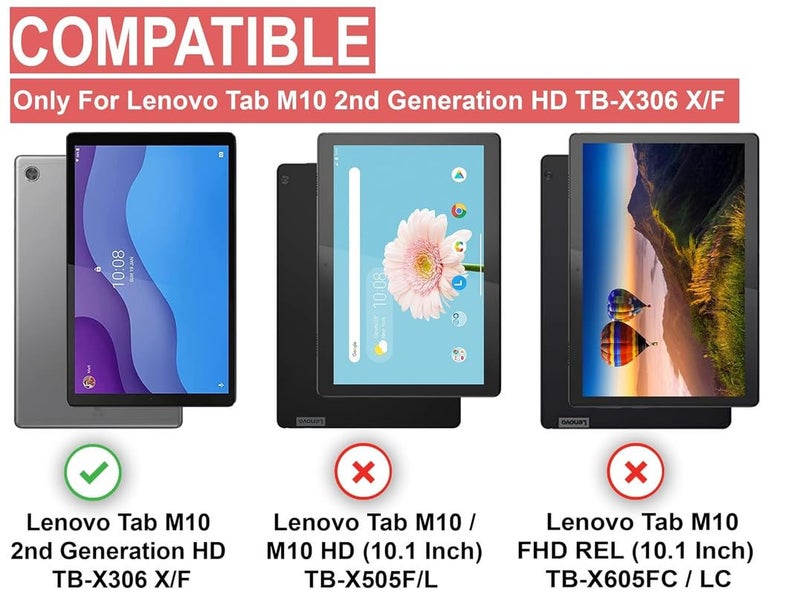 PROTECTERR 1 Pack | Screen Protector Guard for Lenovo Tab M10 HD 2nd Gen 10.1 inch - Ultra-Thin, HD Clear, 9H Hardness, Anti-Scratch, Bubble Free, Edge-to-Edge Easy Install (Not Tempered Glass) - Image 2